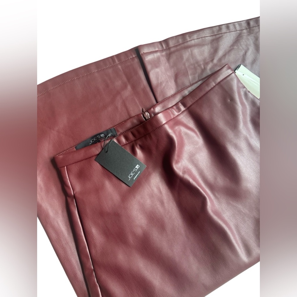 Joe’s Jeans Vegan Leather Skirt - Picture 4 of 7